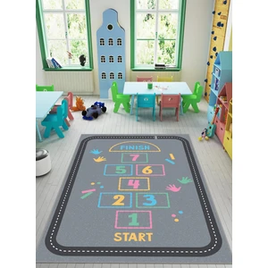 Dijital Baskı Kaymaz Taban Makinede Yıkanabilir Çocuk Odası Halısı Bebek Odası Halısı