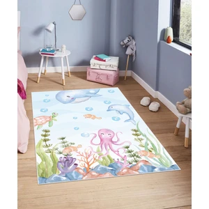 Dijital Baskı Kaymaz Taban Makinede Yıkanabilir Çocuk Odası Halısı Bebek Odası Halısı