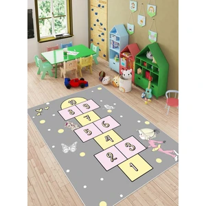 Dijital Baskı Kaymaz Taban Makinede Yıkanabilir Çocuk Odası Halısı Bebek Odası Halısı