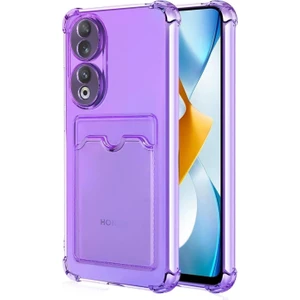 Honor 90 Card Slot Shock Kılıf Lila