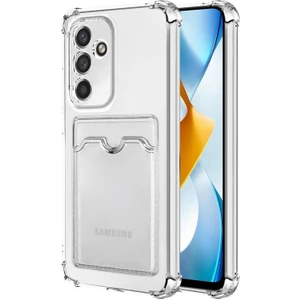 Samsung Galaxy S23 Fe Card Slot Shock Kılıf Şeffaf
