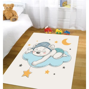 Dijital Baskı Kaymaz Taban Makinede Yıkanabilir Çocuk Odası Halısı Bebek Odası Halısı