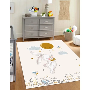 Dijital Baskı Kaymaz Taban Makinede Yıkanabilir Çocuk Odası Halısı Bebek Odası Halısı