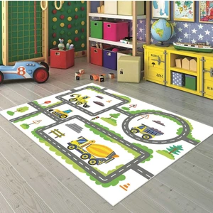 Dijital Baskı Kaymaz Taban Makinede Yıkanabilir Çocuk Odası Halısı Bebek Odası Halısı