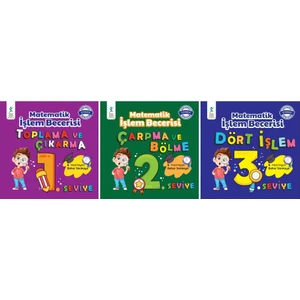Matematik Işlem Becerisi Seti 3 Kitap - Bahar Sarıkaya