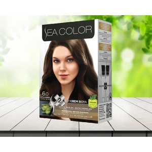 Sea Color 2li Krem Saç Boyası 6/0 Koyu Kumral 1 Adet