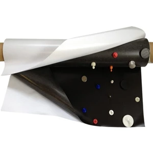 Yapışkanlı Mıknatıs Tutan Manyetik Folyo Yumuşak Demir Folyo Levha 0.35X610X1000 mm