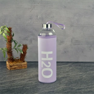 H20 Kılıflı Cam Matara 1000 ml