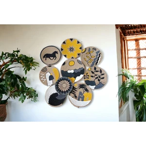 Atlas Home Art 9.parça Duvar Tabağı Seti