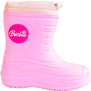 Barbie Kız Çocuk Su Geçirmez Hafif Içi Kürklü Yağmur Çizmesi