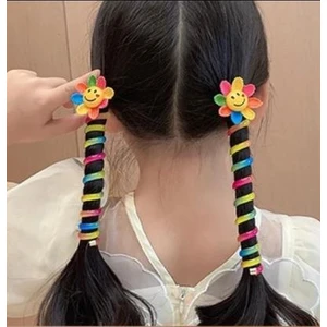 Uras Desing Yeni Kore Moda Yaylı Burgu Çocuk 2 Adet Saç Tokası