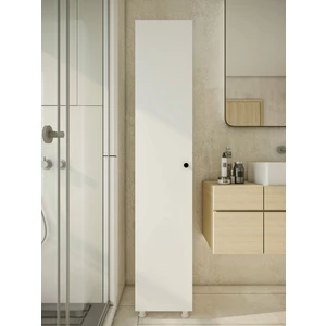 Çok Amaçlı Dolap Parlak Beyaz Banyo Dolabı