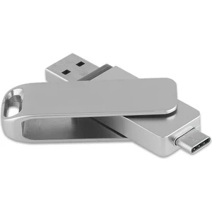 Sedef Silver 2 In 1 Çift Taraflı Type-C USB 2.0 32 GB USB Bellek