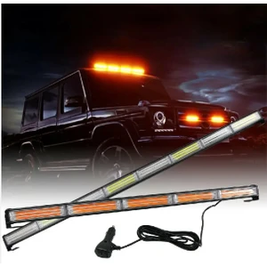 Tepe LED Bar Çakarlı Off Road 12-24V 120CM Sarı-Sarı Metal Gövde - 8 Sıra
