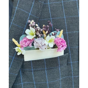 Zb Flowers Damat Yaka Çiçeği Sağdıç Çiçeği,gelin Çiçeği,yaka Çiçeği,yaka Kartı