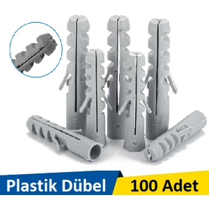 Plastik Dübel Paket 7 mm 100 Adet