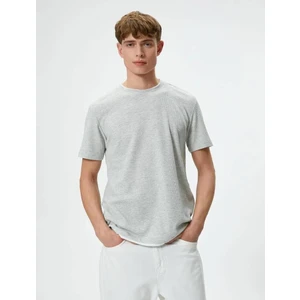4SAM10065HK Erkek T-Shirt Gri