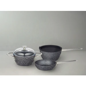 English Home Terra  5 Parça Pişir-Sakla Set Antrasit