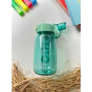 H20 Pipetli Renkli Polikarbon Spor Spor Matara Çocuk Genç Suluk Su Şişesi Suluk Su Şişesi 800 ml
