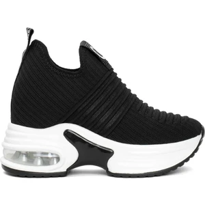 300-8 Kadın Dolgu Taban Triko Spor Ayakkabı