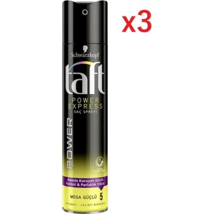 Saç Spreyi Power Express  No:5 250 ml x 3 Adet