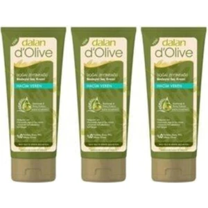 D'olive Zeytinyağlı Hacim Veren Saç Bakım Kremi 200ml 3 Adet