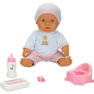 Dollz'n More Bebelou Tuvalet Zamanı Sesli Bebek Seti 35 Cm. - Pembe