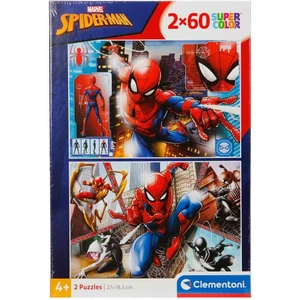 2 x 60 Parça Puzzle Spiderman