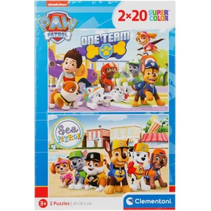 2X20 Parça Puzzle Paw Patrol