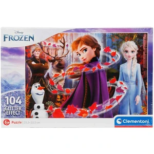 - 104 Parça Puzzle Simli Frozen - 1