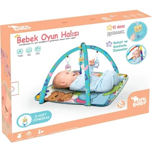 Erdem Oyuncak Oyun Halısı Mavi