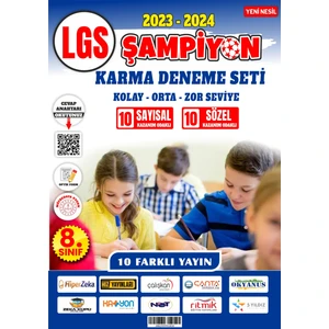 Hepsi Kitap 8. Sınıf LGS Tüm Dersler 10'lu Karma Deneme Seti