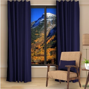 Elisya Home Blackout Perde 2 Adet Işık Geçirmez Güneşlik Fon Perde Işık Geçirmez Fon Perde 2'Li