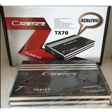 Aslan Cadence Tx-70 4 Kanal Amfi Fiyatı - Taksit Seçenekleri