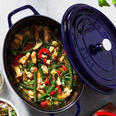 Staub La Cocotte Döküm Tencere Oval Koyu Mavi 29Cm Fiyatı