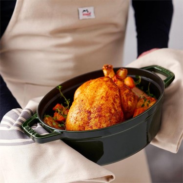 Staub La Cocotte Oval Döküm Tencere Fesleğen Yeşili 29Cm Fiyatı Staub La Cocotte Oval Döküm Tencere Fesleğen Yeşili 29Cm Fiyatı