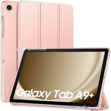 MTK Moveteck Samsung Galaxy Tab A9 Plus 11 Inç 2023 Tablet Kılıfı Smart Standlı Pu Deri Pc Yarı