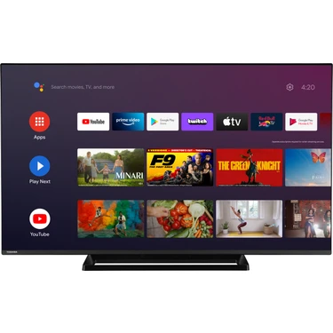 Toshiba 50UA3E63DT 50" 126 Ekran Uydu Alıcılı 4K Ultra HD Android Smart LED