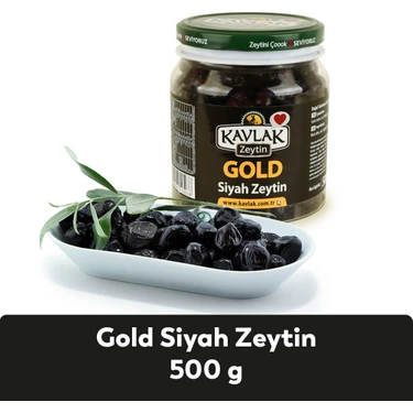 Kavlak Gold Gemlik Siyah Zeytin 500