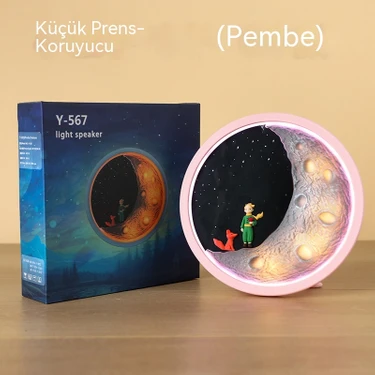 Weichuang Küçük Prens Bluetooth Konuşturucu Night Light Gift Small Sound Cartoon Yeni Wireless