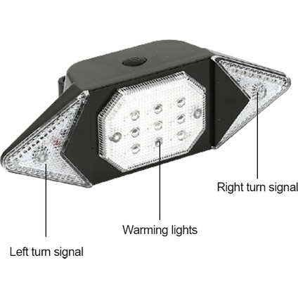 Mavi Stil Uzaktan Kumanda Bisiklet Hafif Bisiklet Dönüş Sinyali Şarj Edilebilir Bisiklet Arka Arka Lamba Bisiklete Binme Güvenlik Uyarı Lambası Bisiklet Aksesuarları Parçası (Yurt Dışından) indirimleri