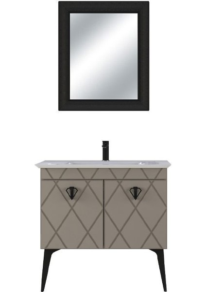 Cosmos 90 cm Matt Mocha Banyo Dolabı indirimleri