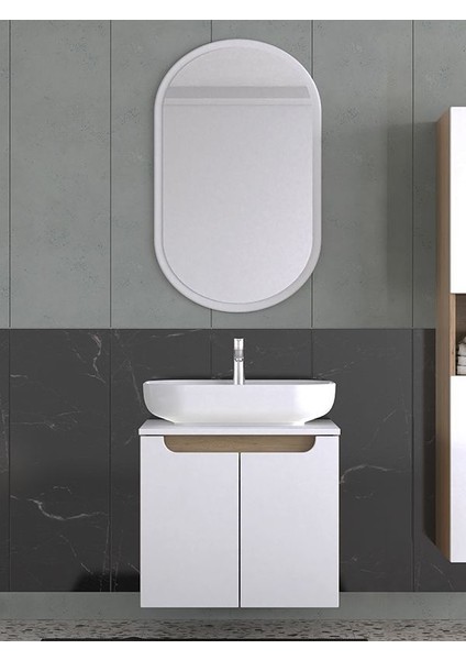 Katia 60 cm Banyo Dolabı Renk Mat Beyaz