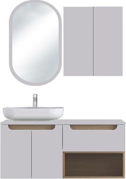 Katia 120 cm Banyo Dolabı Renk Mat Beyaz fırsatları