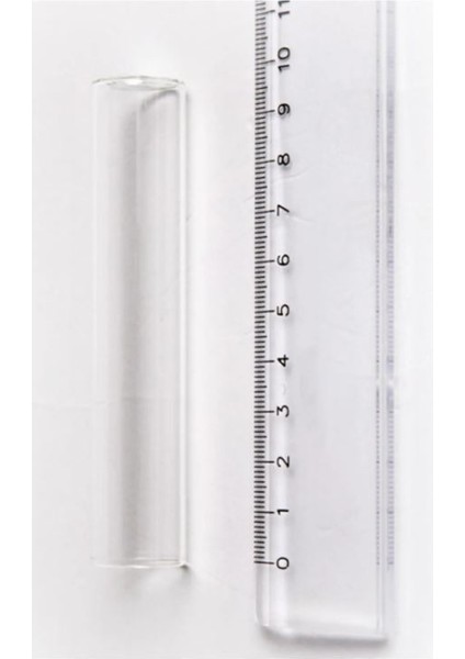 Cam Tüp Borosilikat Mantar Tıpalı Dibi Düz 16*100MM - 10 Adet