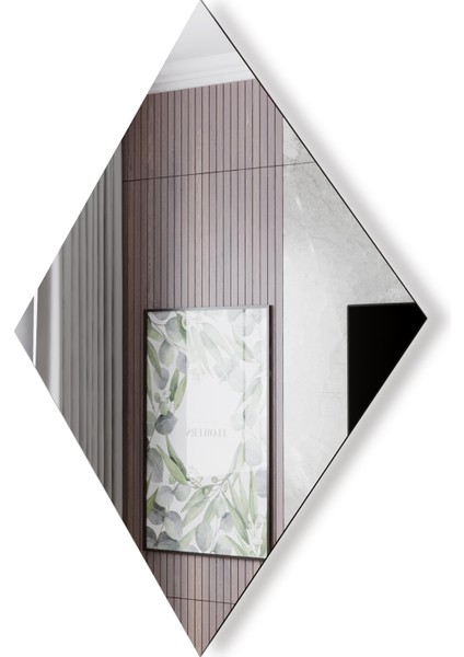 Camex 40X60 cm Baklava Şekil Ayna Takımı