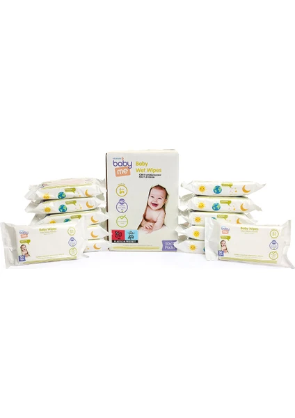 Baby Me  Zeytinyağlı Günlük Temizleme Mendili 12 x 50 Adet