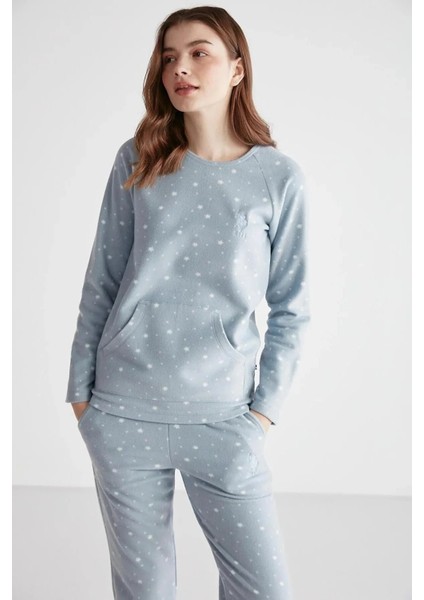 Kadın Polar Pijama Takım 16960 modelleri