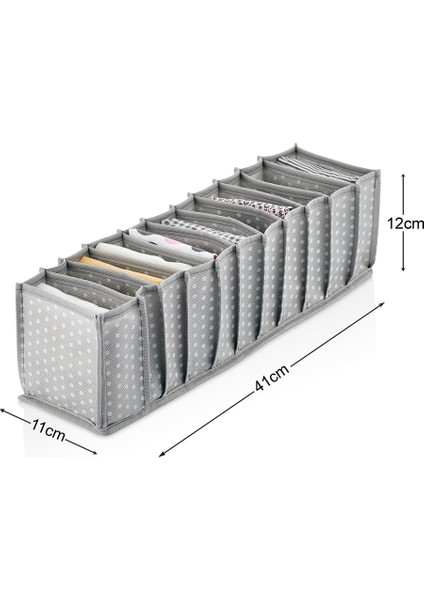 Çekmece Içi Iç Çamaşırı ve Çorap Düzenleyici Set Benekli