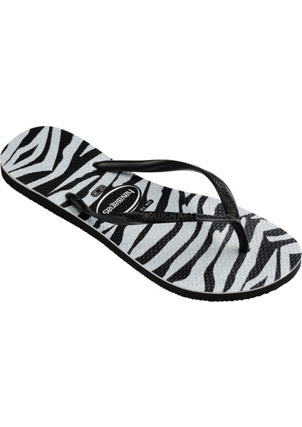 Havıanas Slım Anımals Glıtter Terlik Black 0090